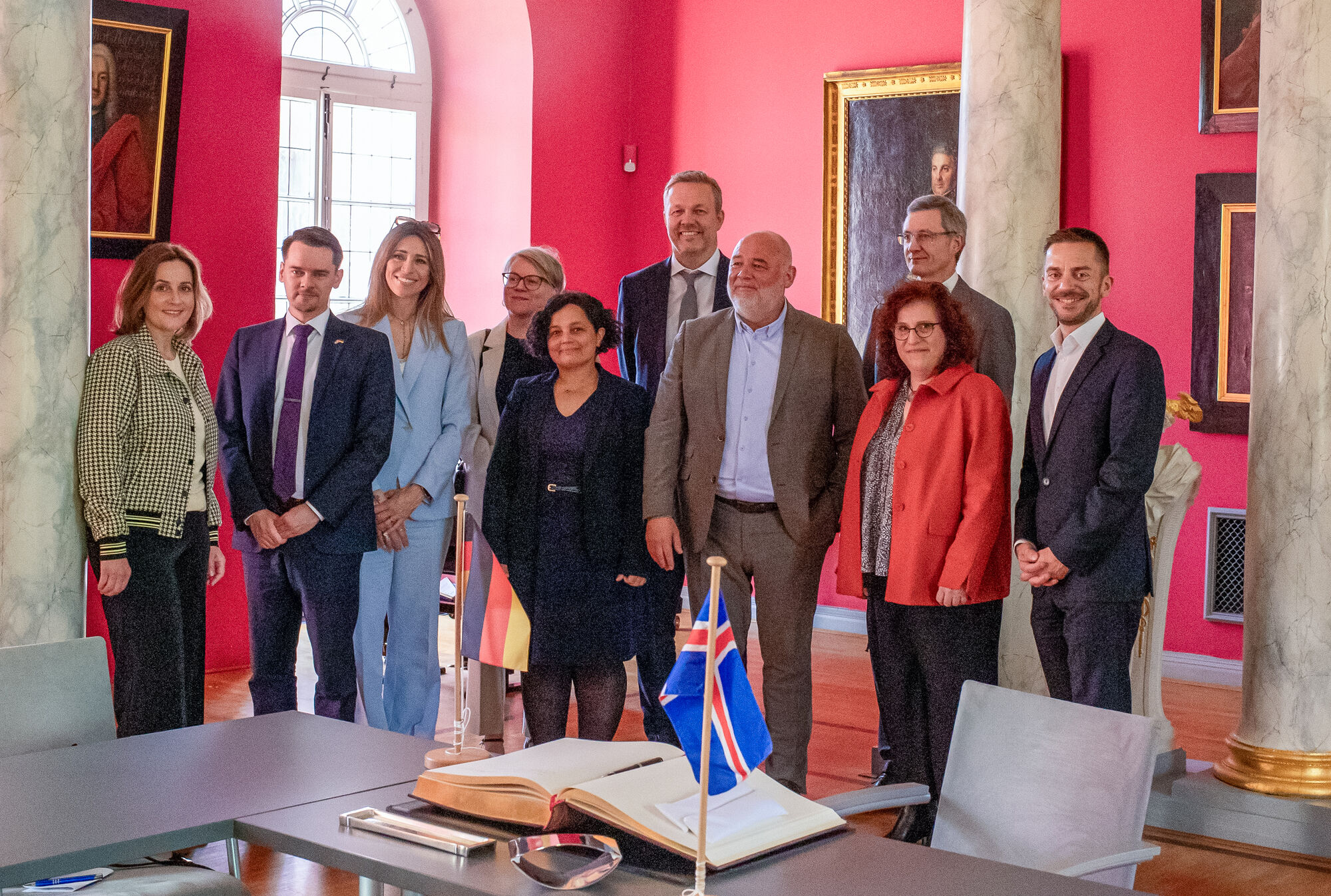Besuch des isländischen Botschafters in Greifswald.