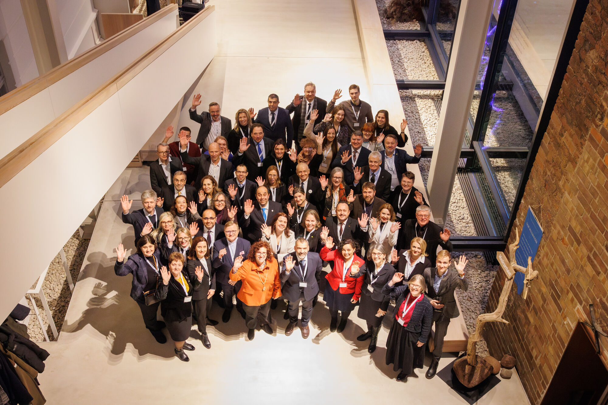 KreativEU Landesmueum Gruppenfoto der Teilnehmenden am KreativEU-Treffen bei den Beratungen im Pommerschen Landesmuseum.