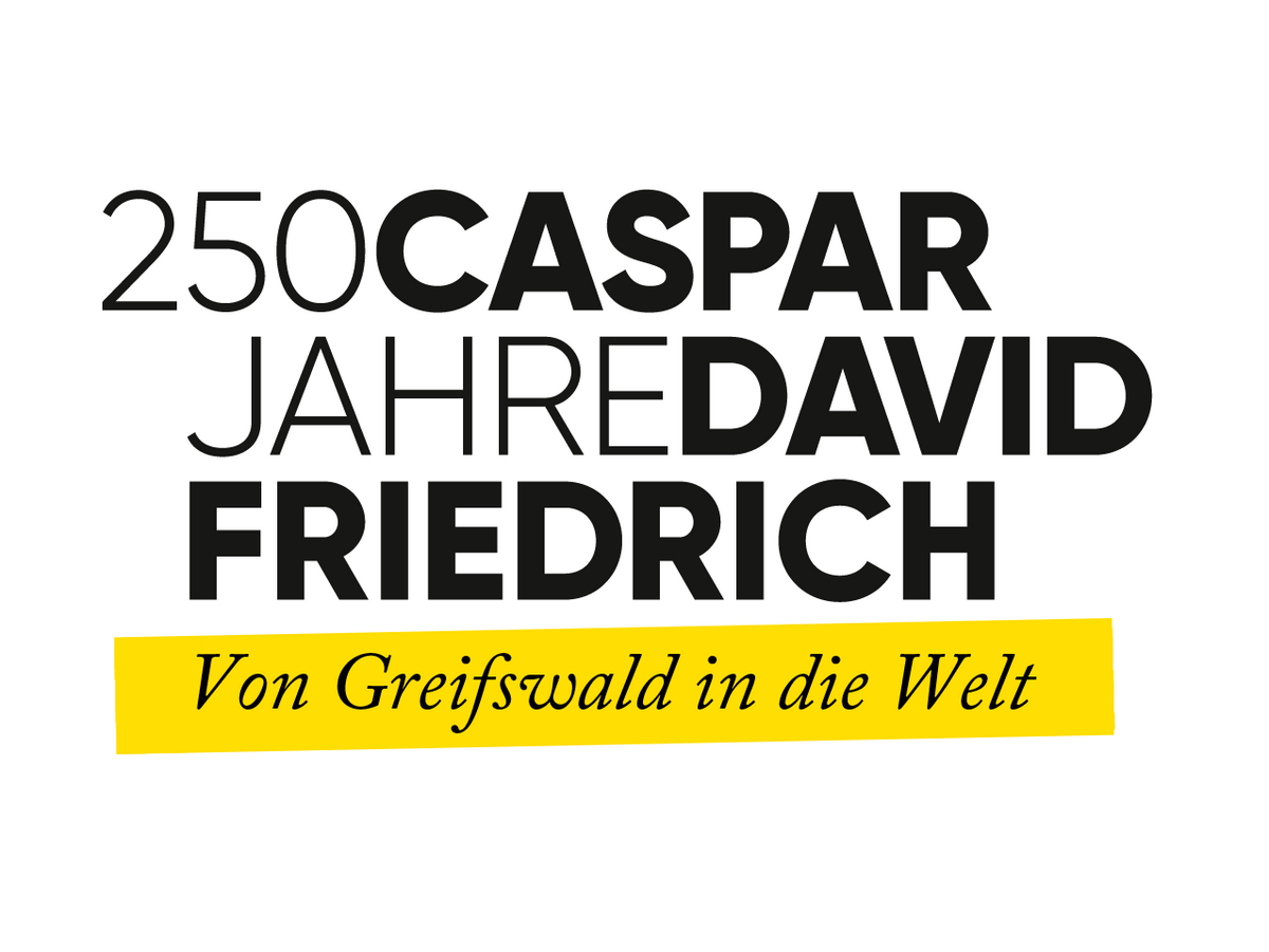 Logo 250 Jahre Caspar David Friedrich, © Jubiläumsbüro