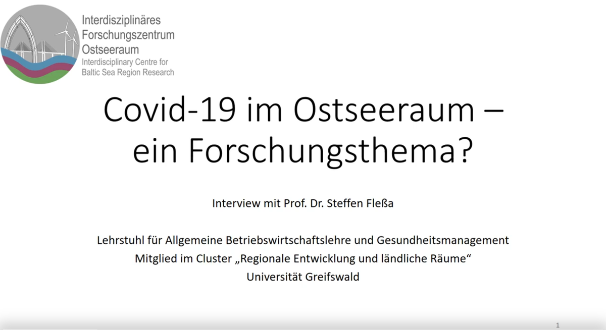 Interview with Steffen Flessa (in German only)
